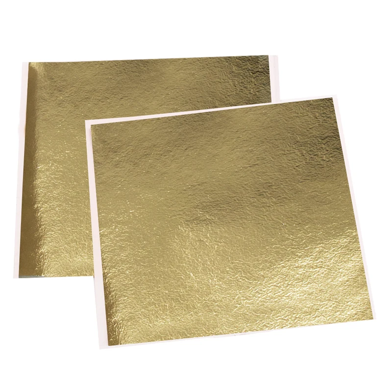 14 см Антикварные Золотые листы Золотая фольга бумага для рисования искусства и
