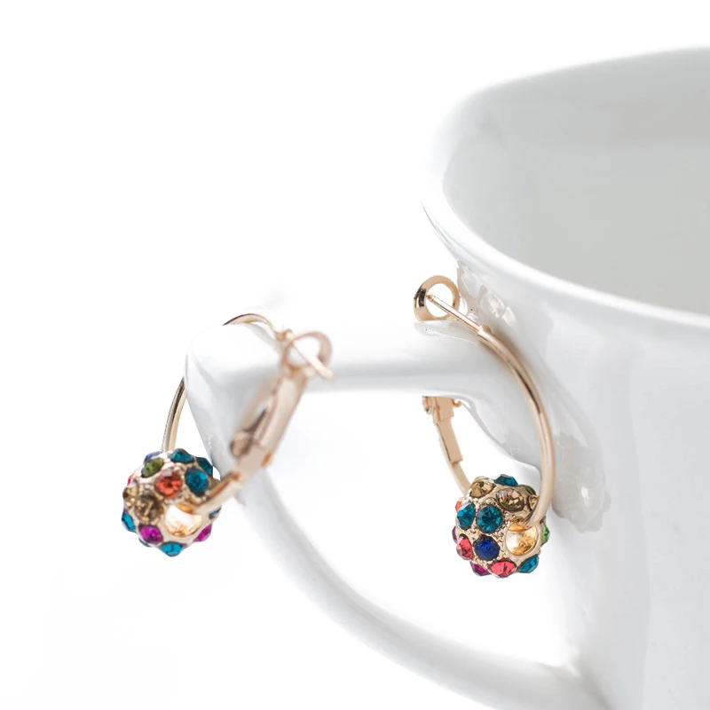 Новинка 2019 модные серьги 1 шт темпераментные Национальный Ветер счастливый шар