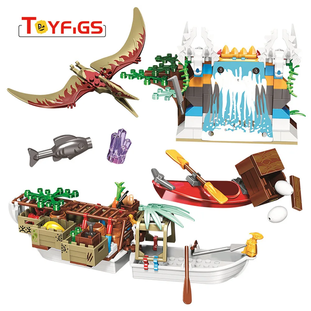 272 шт Legoing Юрского периода Dinsaur мир парк фильм Набор строительные блоки фигурки