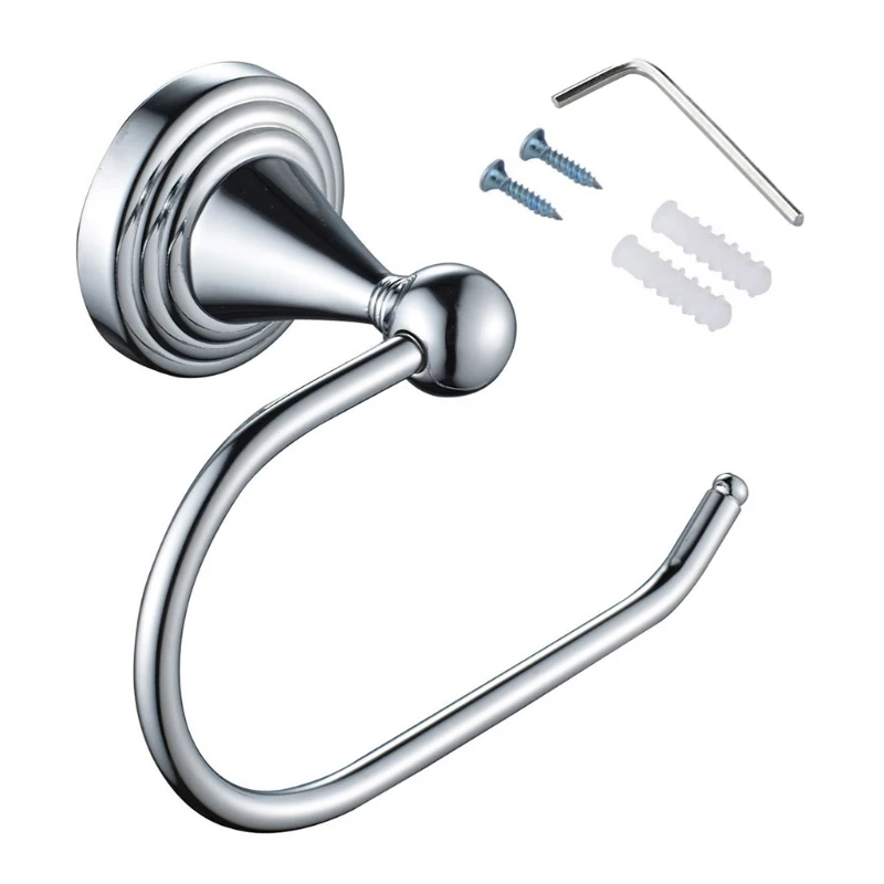 

Toilet Tissue Paper Holder Bathroom Accessories Rustproof Wall Mounted Toilet
