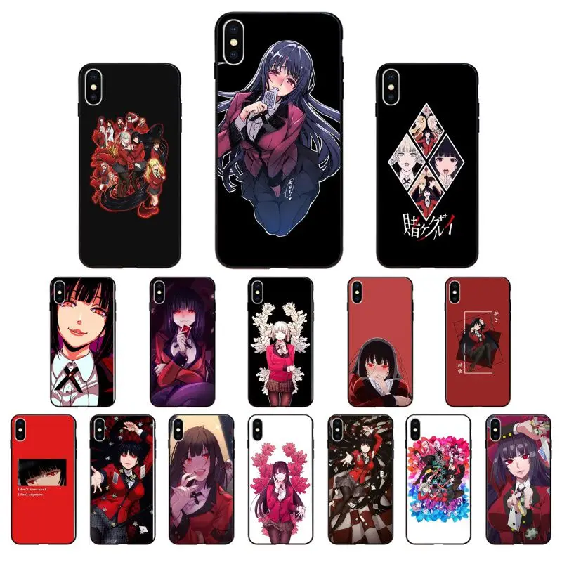 Yinuoda японское аниме Kakegurui Jabami Yumeko ТПУ Мягкий силиконовый чехол для телефона iPhone X XS