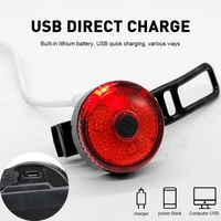 led bicycle taillight usb rechargeable bike rear lights mtb mountain road safety warning cycling light helmet bike accessories