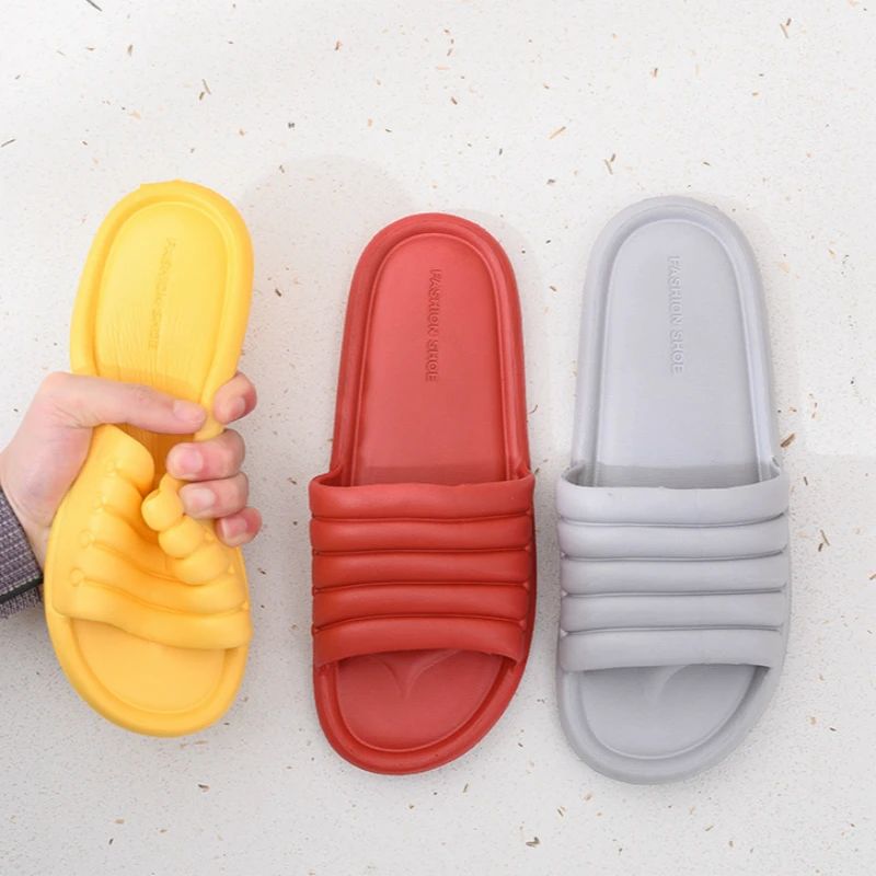 

Women Men Unisex Summer Non-slip Slippers Shoes Bathroom Slipper Lovers Indoor Sandals Fashion Home Slippers Floor Flip Flops