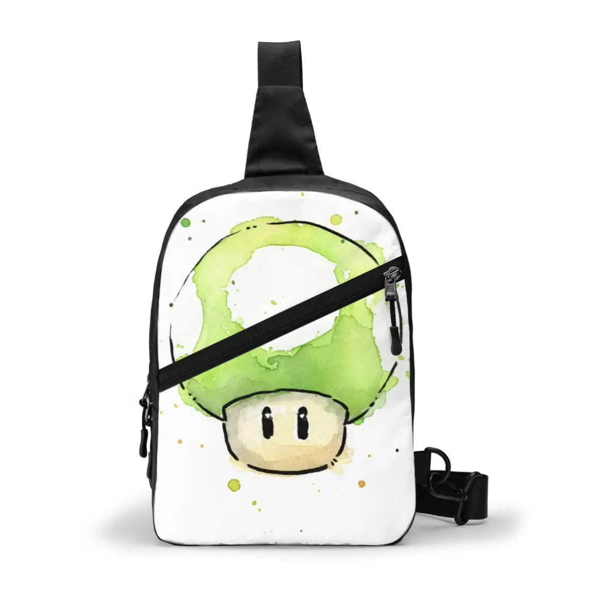 

Gamer Chest Bag foldable Shoulder Sling Bag Compact Polyester Fishing Pouch Bag
