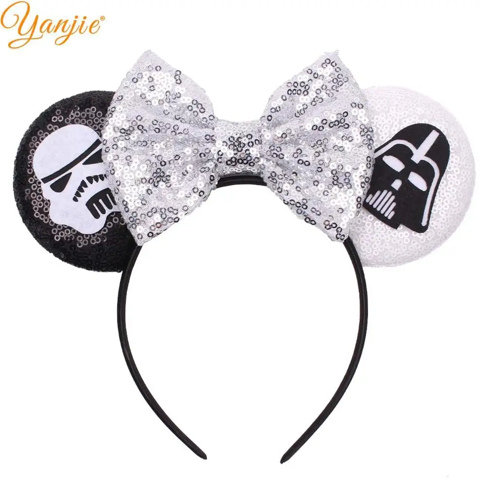 Головная повязка мышь и уши аксессуары для волос сделай сам| |