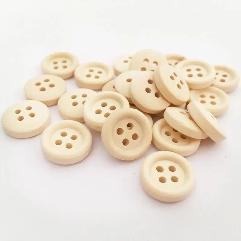 5PCS Spot diameter 1.3cm DIY accessories handmade wooden buttons clothing shirt button | Дом и сад