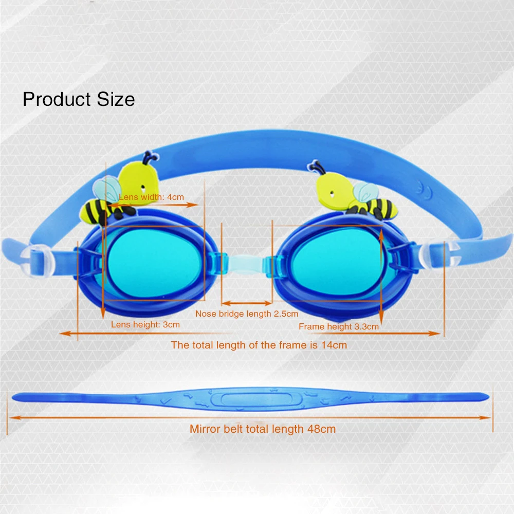 MYSTYLE детские плавательные очки От 3 до 9 лет с принтом &quotлягушка&quot HD