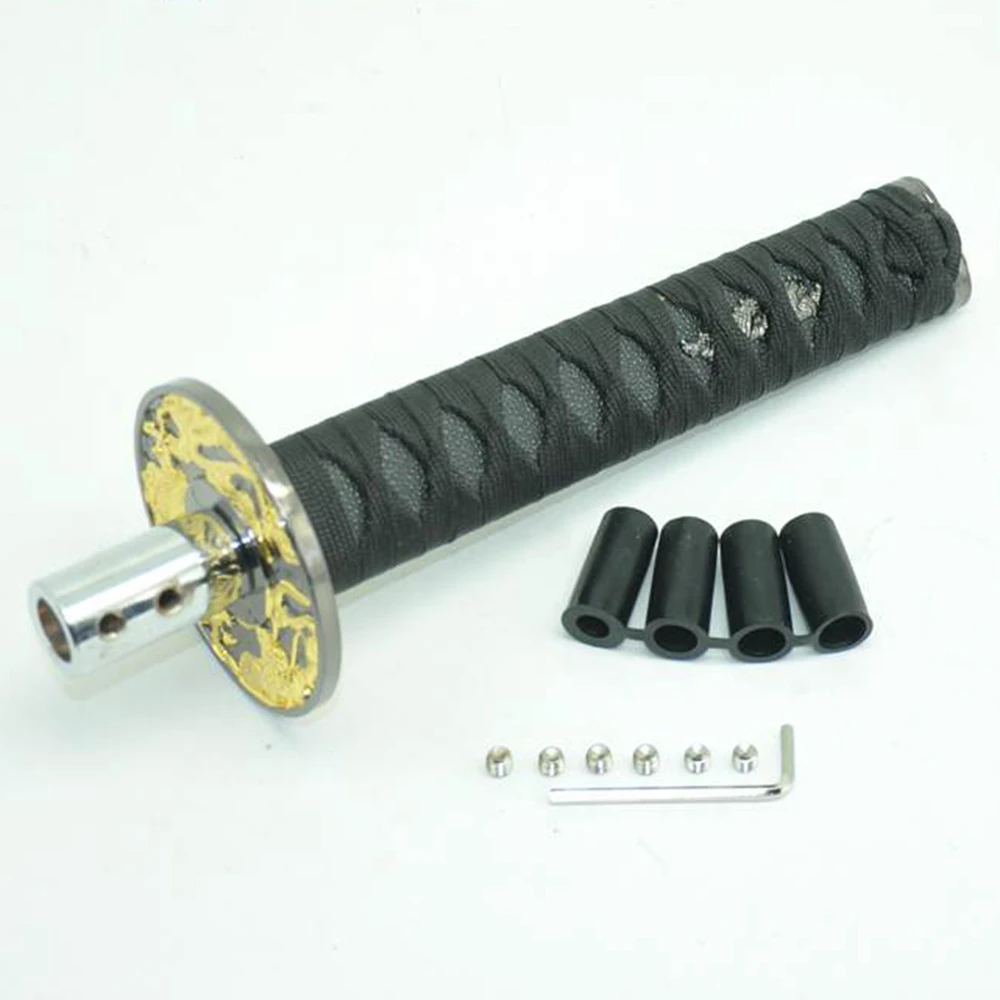 200 мм JDM короткая самурайский золотой дракон меч рычаг переключения передач