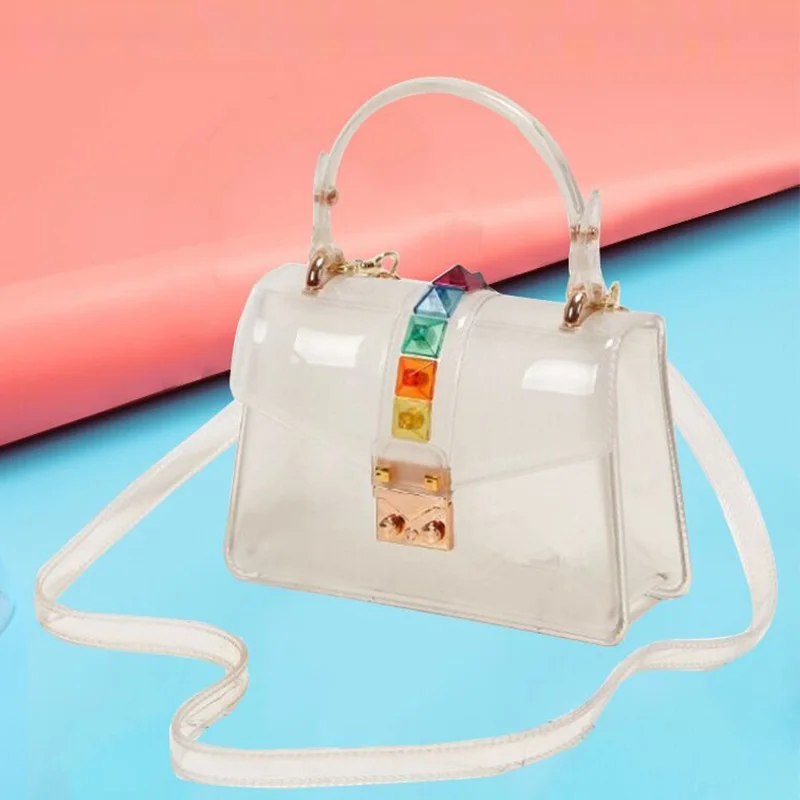 Прозрачные сумки через плечо для женщин 2021 роскошная сумка Брендовая женская