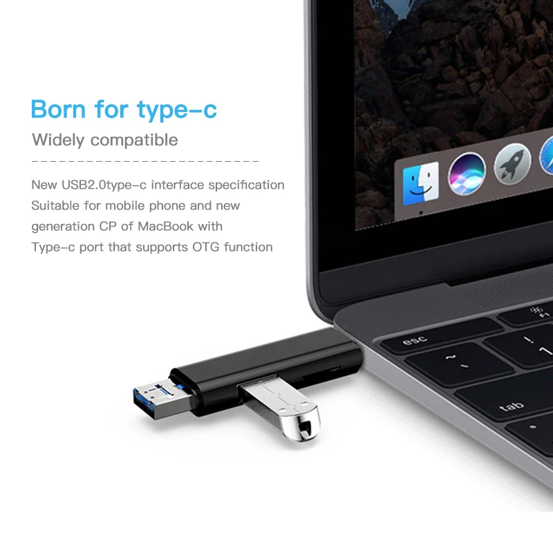 KUULAA все в одном Type C USB 3 0 Micro адаптер SD/ TF кардридер OTG Andriod PC внешний мульти памяти |