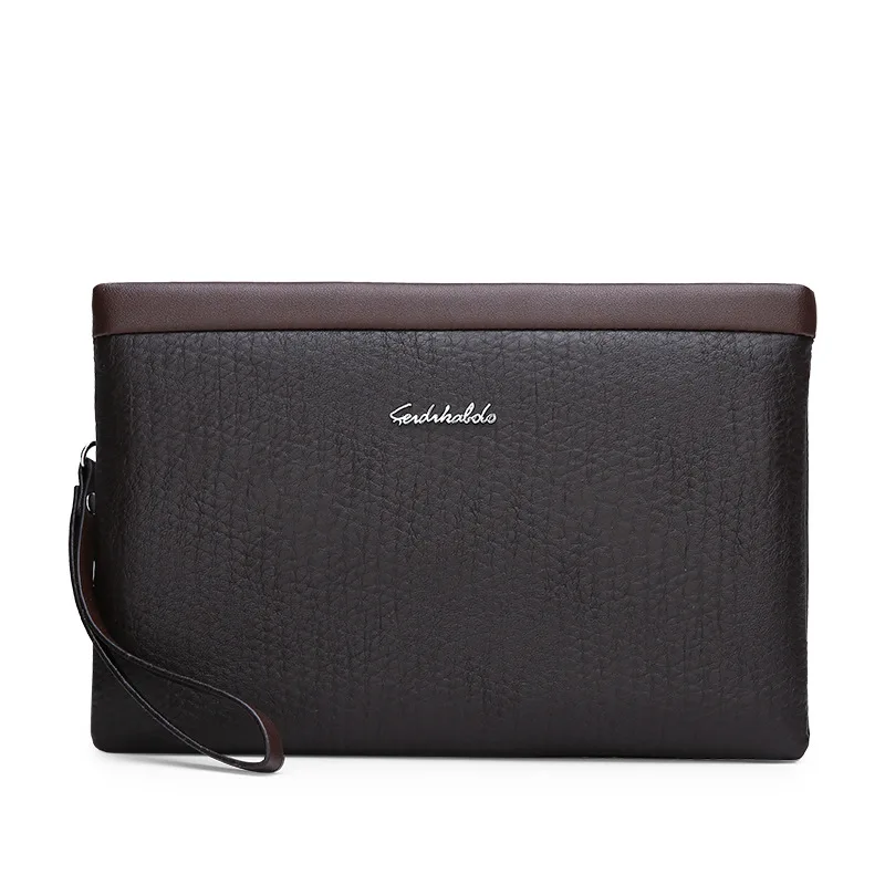 

Men bag Leather Weave Clutch Bag Shoulder bag Wallet Handy Capacity Men Wallets Bag Handbags Day Clutches Male Large Purses