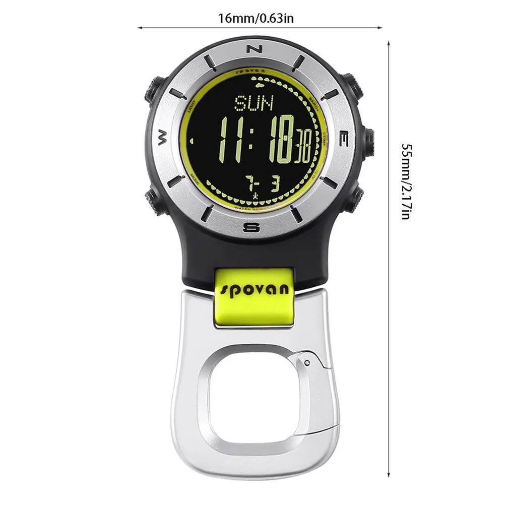

Sport Smart Watch Pocket Altimeter Barometer Compass LED Watch Sports Watches Fishing Hiking Climbing Pocket Watch