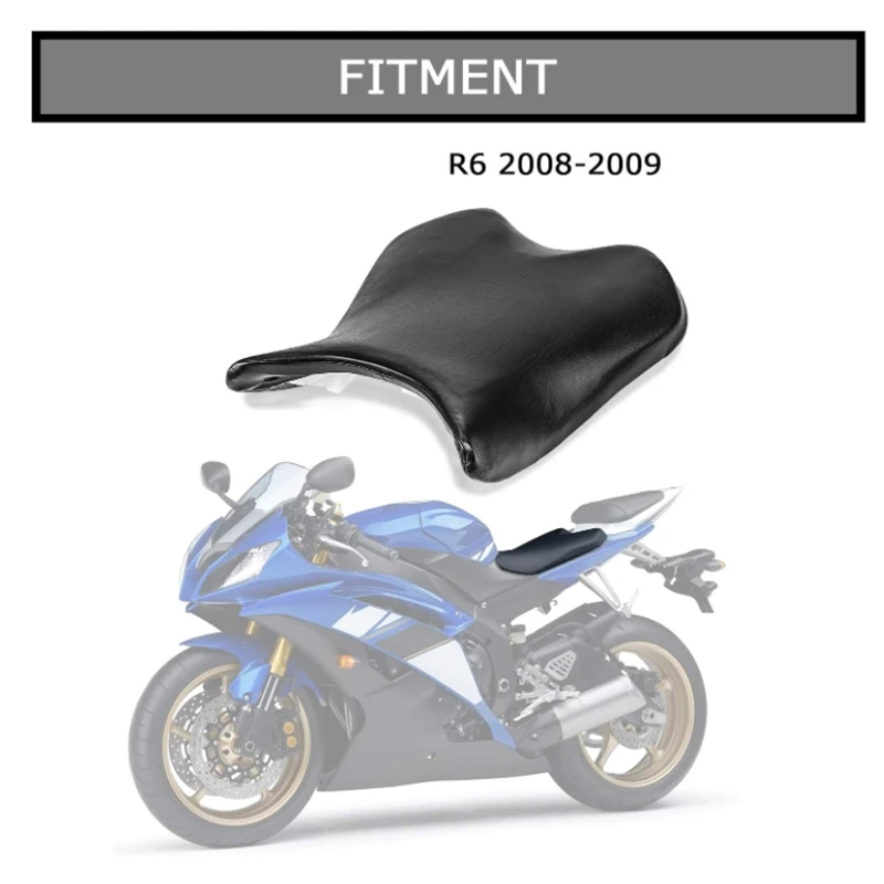 

Front Rider Driver Seat Pillion Cushion for Yamaha YZF R1 2007-2008 Black