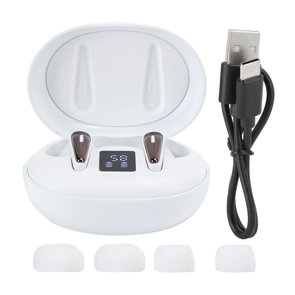 

A5 Real Wireless Bluetooth 5.0 Earphone Inâ€‘Ear Stereo Sports Running Headphone Auto Pairing(White )