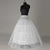 white 3 hoop petticoat for wedding bridal gown dress underskirt crinoline wedding accessories 2022