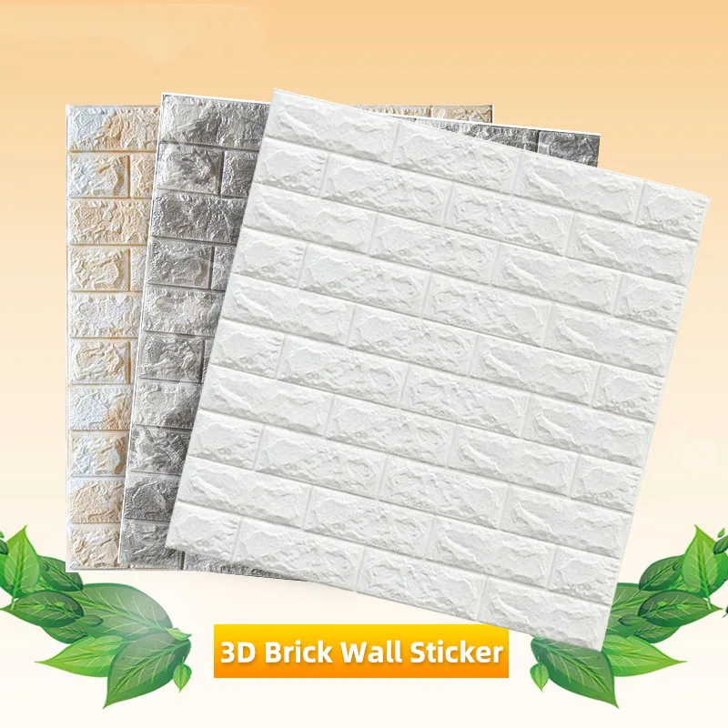 3D сделай сам ПЭ Пена наклейки кирпич шаблон Водонепроницаемый самоклеющиеся
