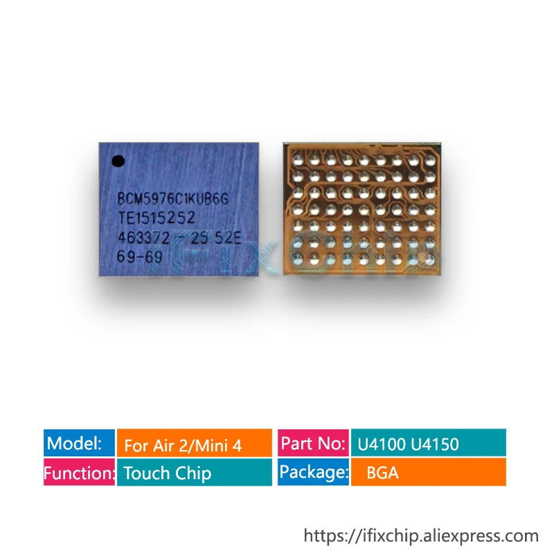 U4003/U4150/U4100 Черный сенсорный телефон для ipad air 2 ipad6 6 air2 mini 4 touch ic | Электронные