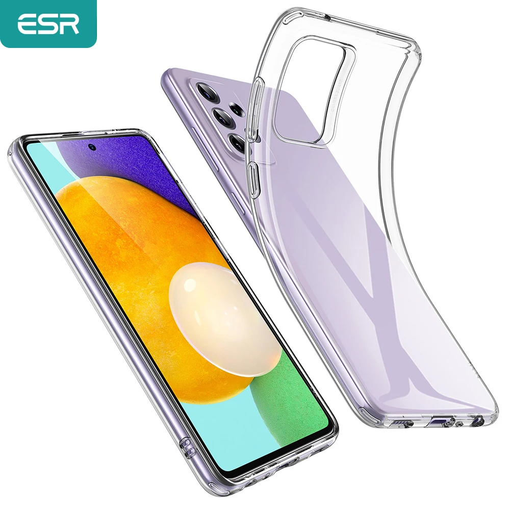 

ESR Clear Case for Samsung A52 TPU Back Cover for Galaxy A52 Thin and Lightweight Silicone Soft Case for Samsung A52