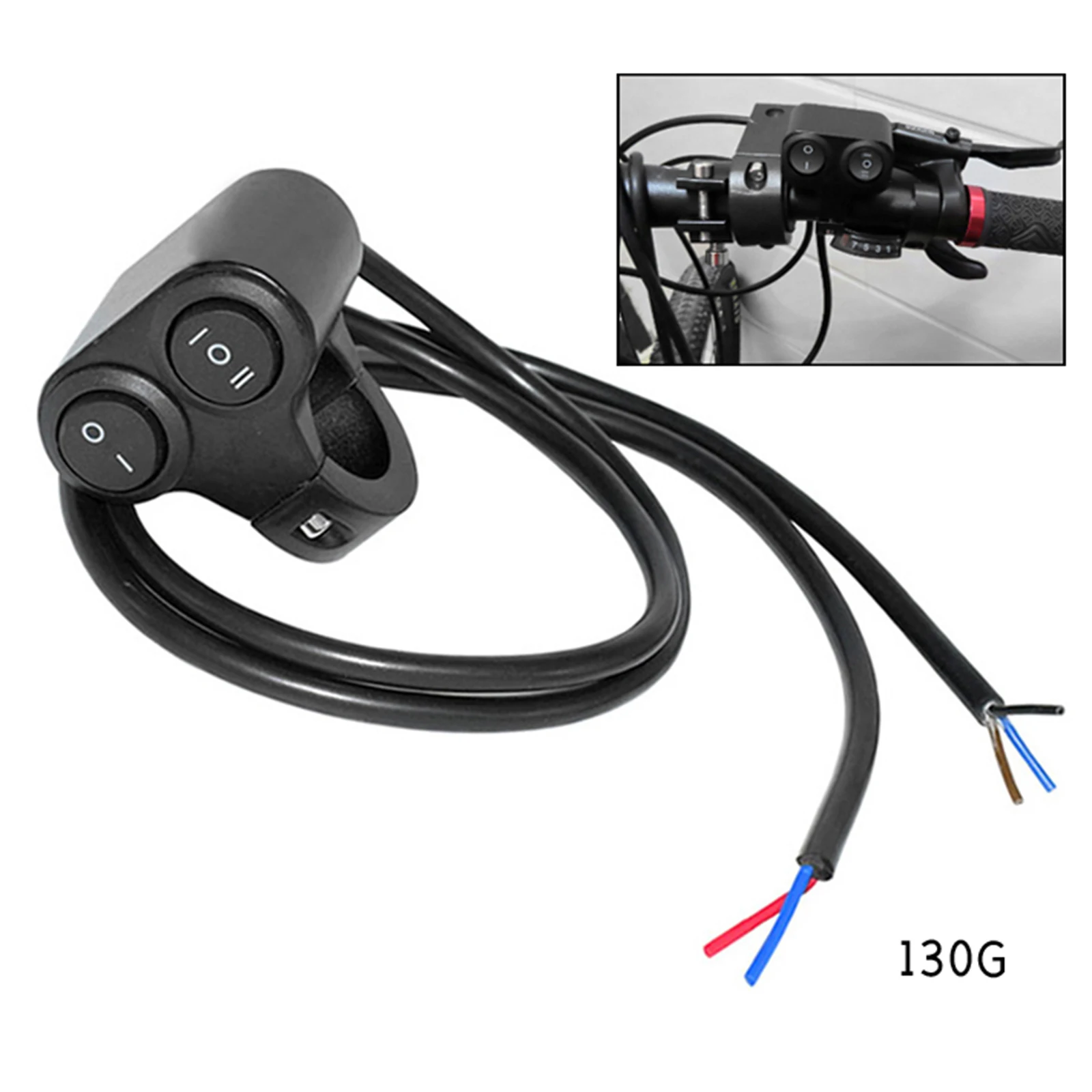 

2-in-1 7/8in Motorbike Headlight Electric Switch Motor Part Accessories