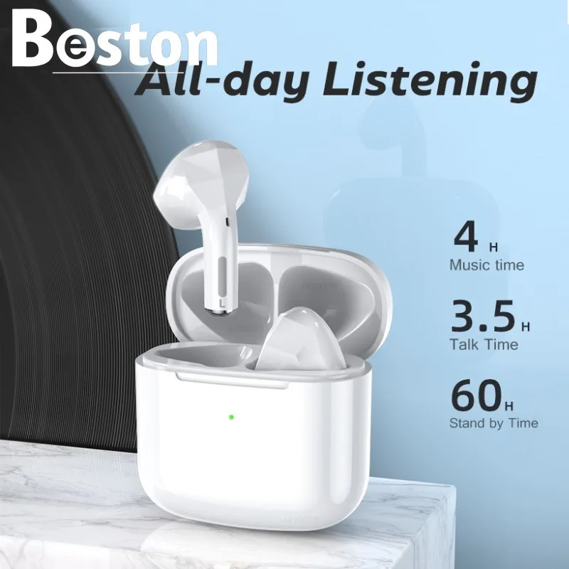 

Super Bass HD Stereo TWS Mini Bluetooth Earphones Touch Control earbuds Wireless Headphones With Mic Noise Isolation Headset