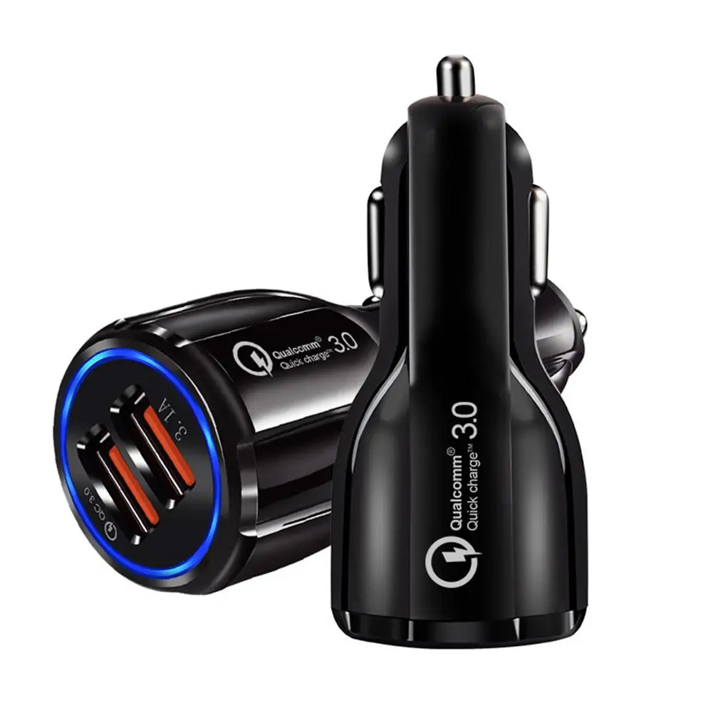 

1pc USB 5V 3.1A Motorcycle Fast Charging Quick Charge QC 3.0 Car Cigarette Lighter Charger for iPhone Xiaomi Phone Accessories