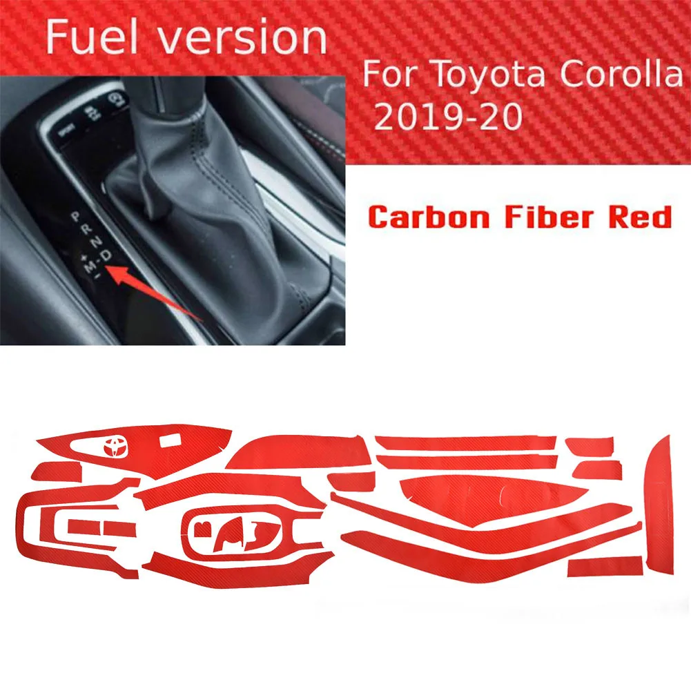 

2019-20 водонепроницаемые автомобильные наклейки для Toyota Corolla Red 100% Совершенно новый 1 комплект чехол