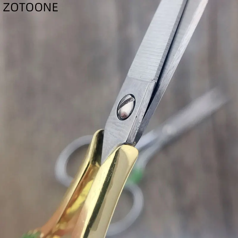 Домашние винтажные ножницы ZOTOONE для рукоделия по ткани портные из нержавеющей