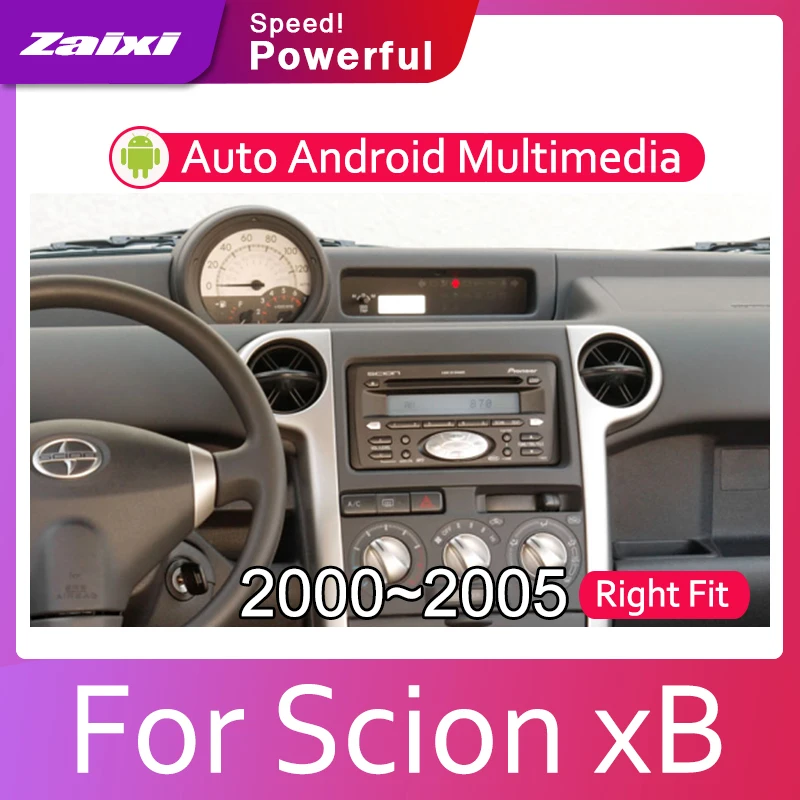 ZaiXi 7 HD 1080P IPS LCD экран Android 8 Core для Scion xB 2000 ~ 2005 автомобильное радио BT 3G4G WIFI AUX USB GPS Navi