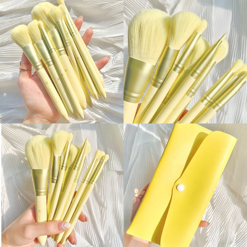 

7/10PCS Makeup Brushes Set Professional Foundation Powder Eyeshadow Brush Concealer Lip Eye Face Cosmetics Beauty Tools