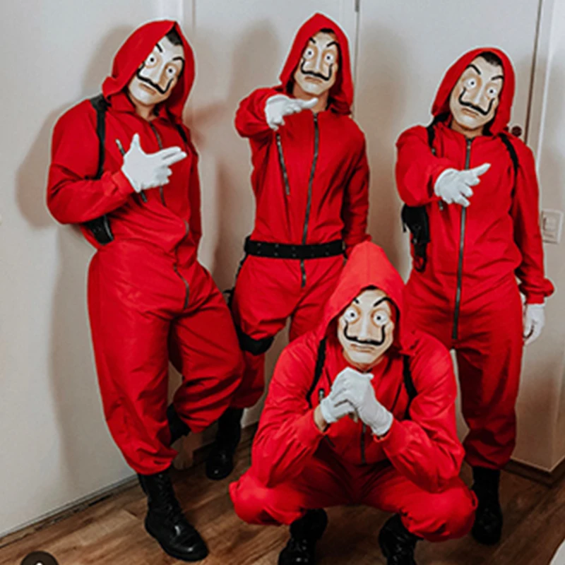 Salvador Dali костюм из фильма Money Heist The House Of paper La Casa De Papel Косплей вечерние костюмы на Хэллоуин с маской для лица