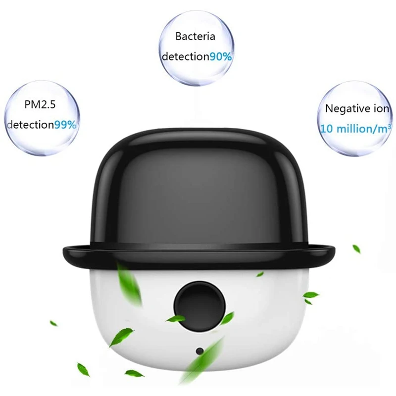 

3Pack Mini Portable Personal Air Purifier Home Wearable Air Purifier Necklace USB Charging Air Cleaner For Adults Kids