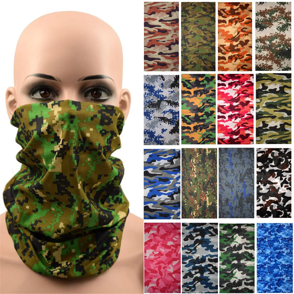 

Outdoor Sunscreen Ever-changing Scarf, High Elasticity Seamless Sunscreen Camouflage Riding Mask Multifunctional Magic Headscarf