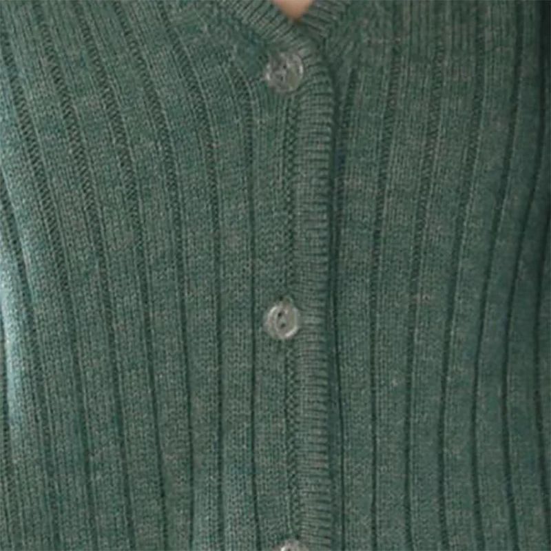 

Women's Cardigans Knitted sweater Solid V-Neck Single Breasted loose Streetwear Cardigan top 2020 Autumn New