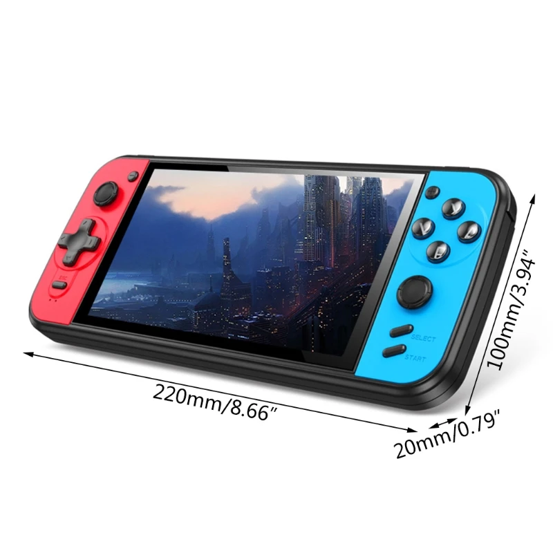 

X16 Handheld Game Console 16GB Video Game Console Portable Game Console with Display E1PF