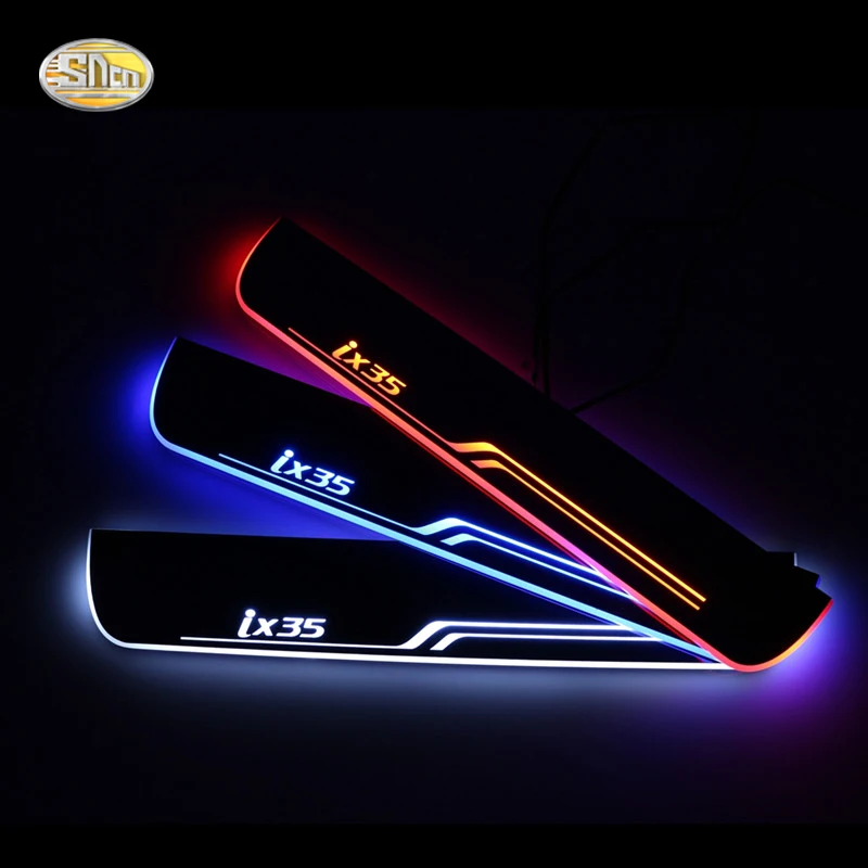SNCN светодиодный движущийся светильник потертости педали для Hyundai IX35 2010 2019