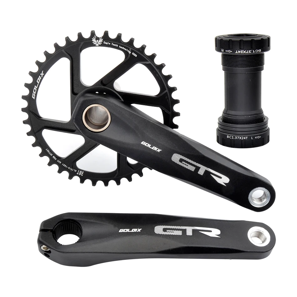 

GXP bicycle crankset with bottom bracket 170/175mm mountain bike crank 3/6mm offset sprocket 30T/32T/34T/36T/38T for SRAM crank