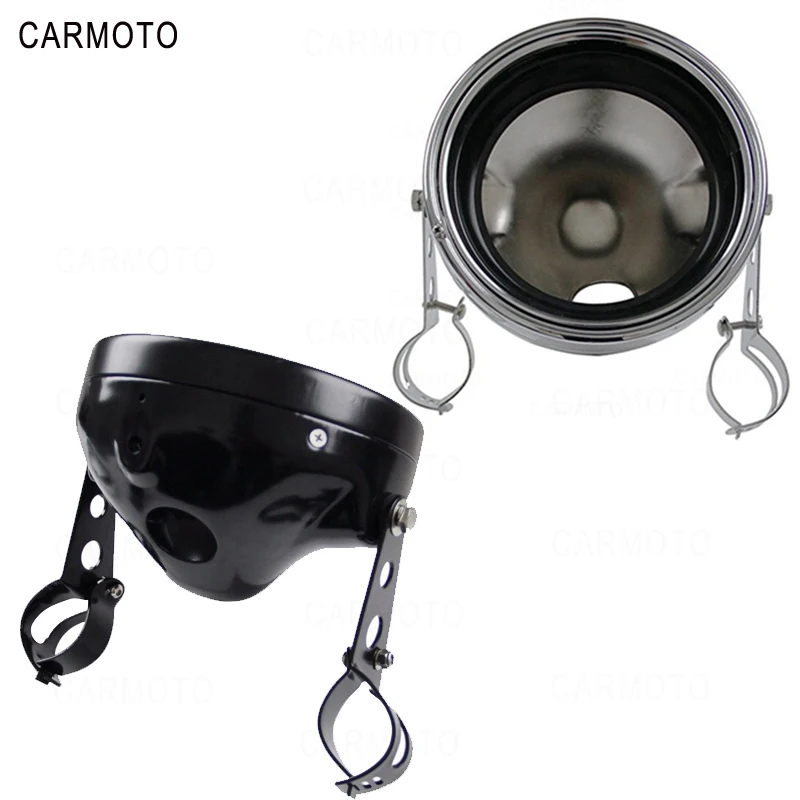 1pcs 7 Inch DOT SAE E9 Motorcycle Headlamp with angle eye Led Headlight 7inch housing bucket trim ring for Touring Electra Glide