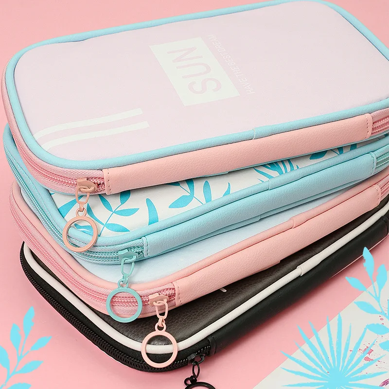 Pencil Case Multi-function Large Capacity Pen Box Student Gift Storage Bag Cute carttoon For School Stationery | Канцтовары для