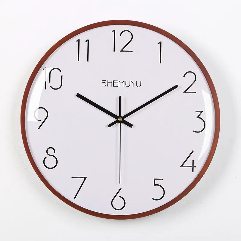 Креативные настенные часы тихие простые толстые в скандинавском стиле