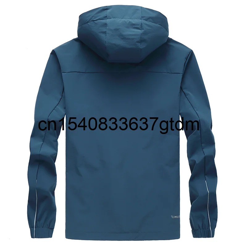 

Autumn 2021 new men's fattening plus size sports leisure stretch coat young men's fat Hooded Jacket