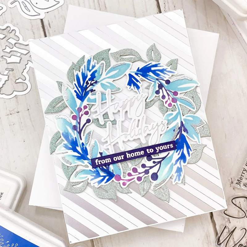 2021 New DIAGONAL STRIPES Hot Foil Plate Metal Cutting Dies Set For DIY Crafts Making Greeting Card Scrapbooking No Clear Stamp | Дом и сад