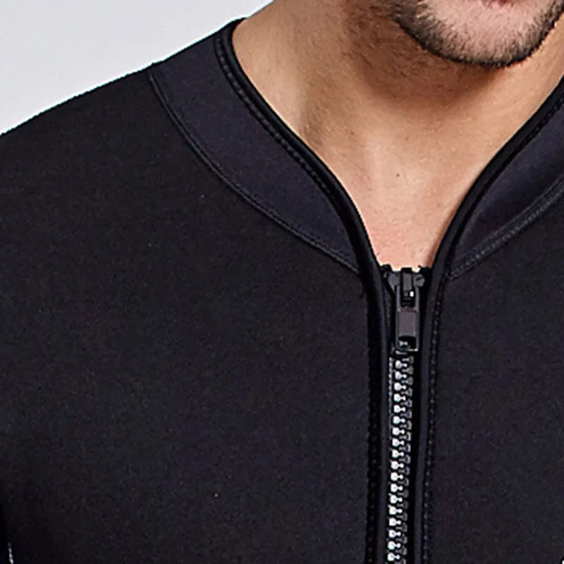

3mm Wetsuit Long Sleeve Zipper Rash Guard Swimming Surfing Snorkeling Diving Suit EDF88