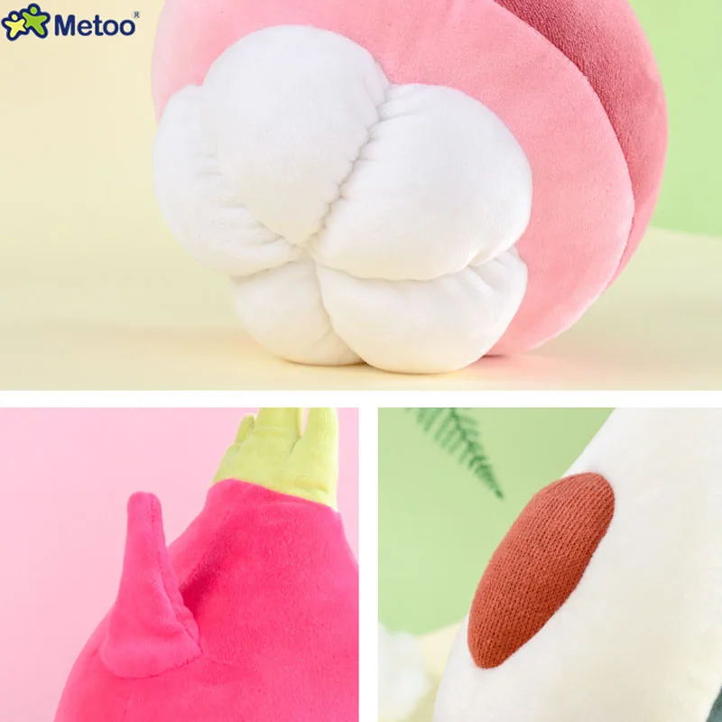 

Metoo Doll Cute Pitaya Avocado Dolls For Girls Soft Stuffed Plush Toy Kawaii Fruit Cushion Pillow Toys Sleep Appease Pillows