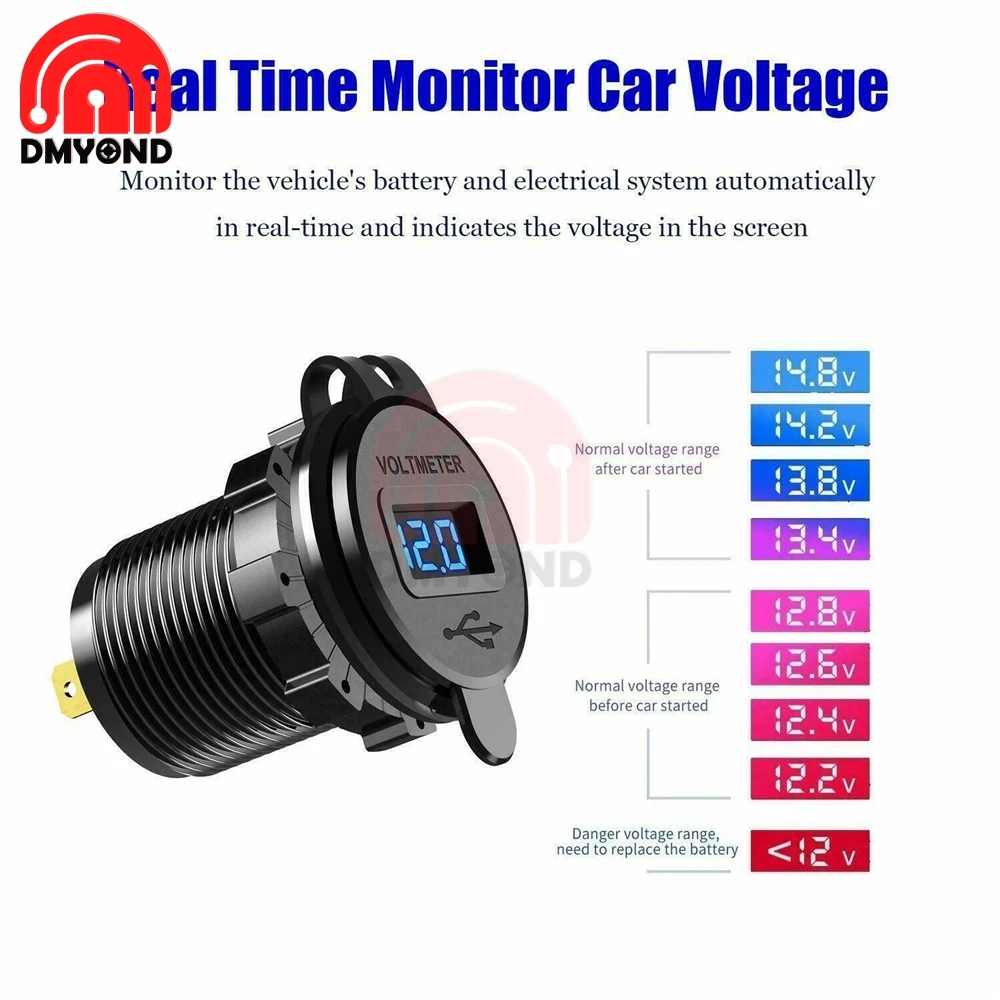 Автомобильное зарядное устройство с двумя USB портами и функцией быстрой