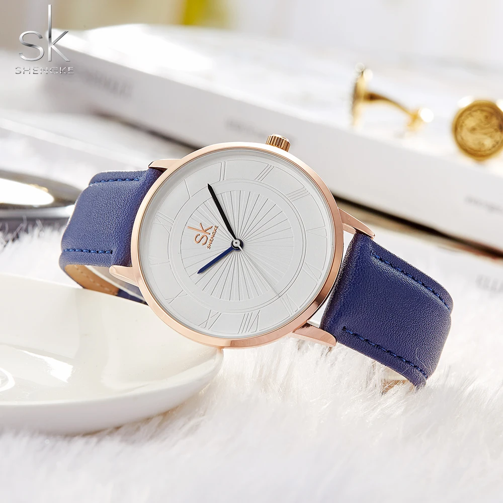 Shengke Brand Quartz Watch Lovers Watch Pair Men Women Ladies Couples Waterproof Quartz Watches Set Wristwatches Femininos