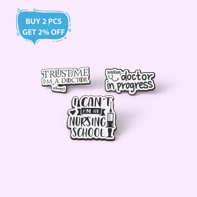 Брошь на лацкан доктора брошь медсестры медицинские значки медицинская цитата