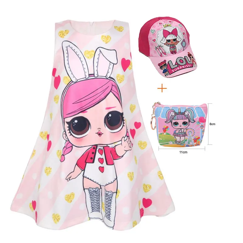 2019 г. новое платье-кукла для девочек с удивлением платье принцессы героями