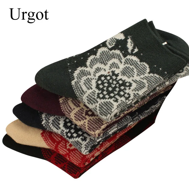 

Urgot 5 Pairs Womens Socks New Japanese Harajuku Ethnic Style Women's Socks Short Tube Cotton Sock Girls Ladies Calcetines Meias