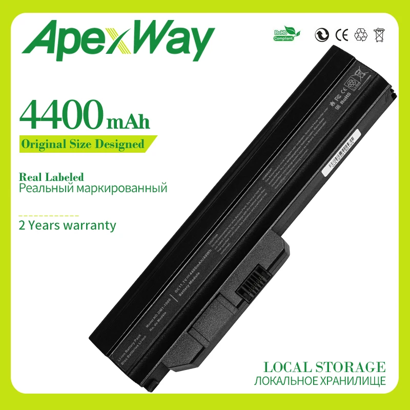 Apexway 6 cells Аккумулятор для HP Pavilion dm1 1100 628419 001 572831 121 361 541 7F0994 HSTNN DB0N|battery dv6000|cell phone charger