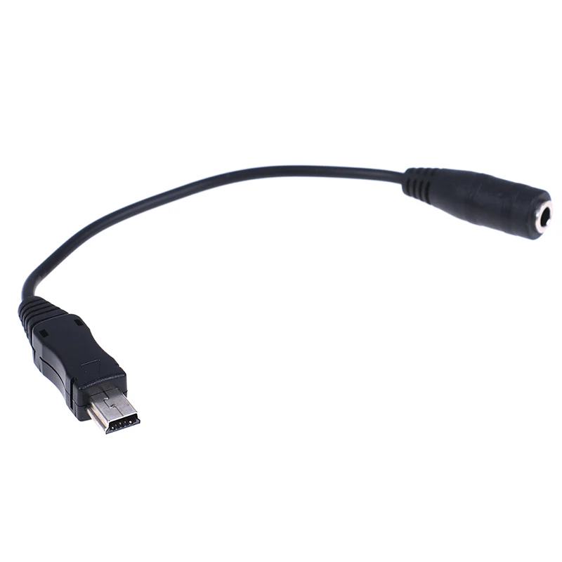 1 шт. мини-USB штекер на гнездо 3 5 мм аудиокабель шнур для активного зажима микрофон